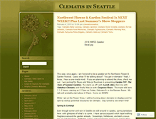 Tablet Screenshot of clematisinseattle.com
